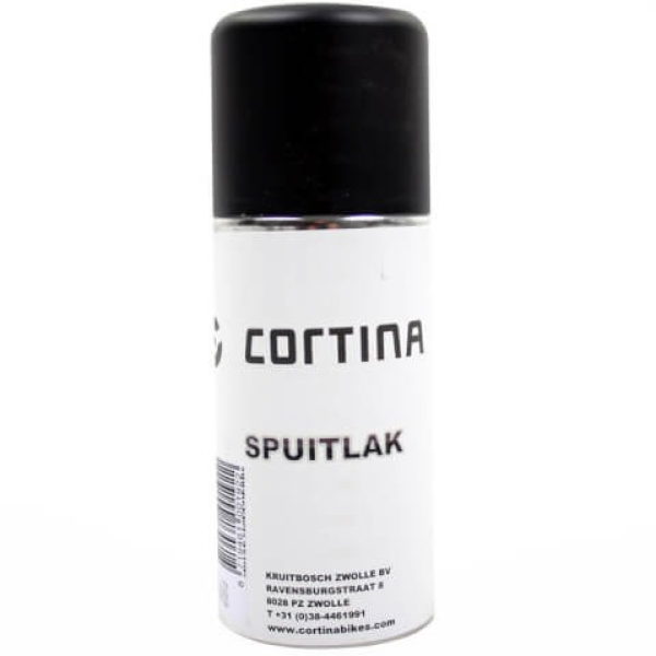 Spuitlak Jet Black Matt - Cortina